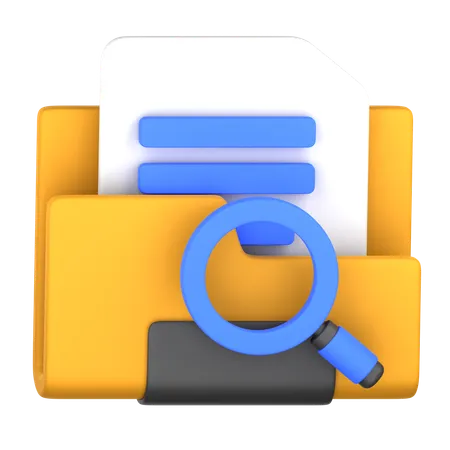 Search Folder  3D Icon