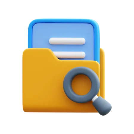 Search Folder  3D Icon