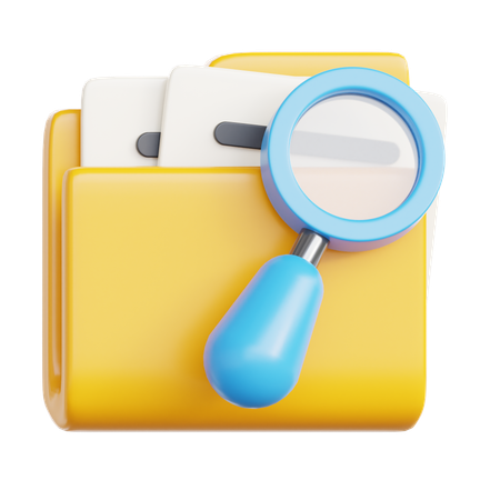 Search Folder  3D Icon