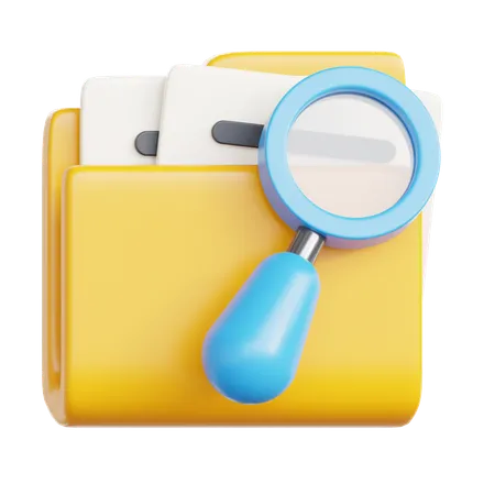 Search Folder  3D Icon