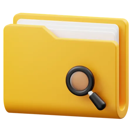 Search Folder  3D Icon