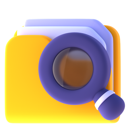 Search Folder  3D Icon