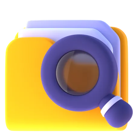 Search Folder  3D Icon