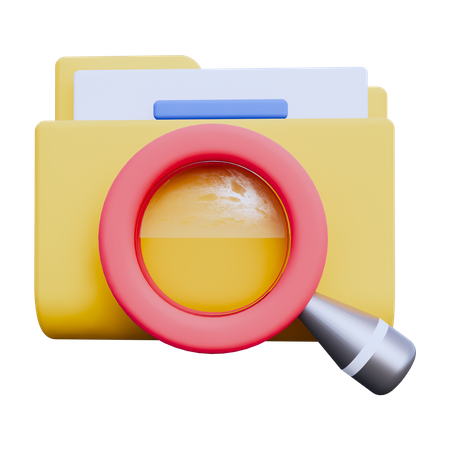 Search Folder  3D Icon