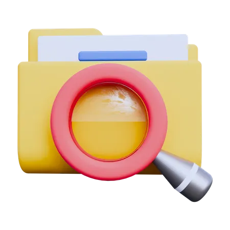 Search Folder  3D Icon