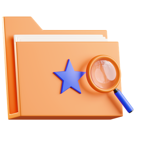 Search Folder  3D Icon