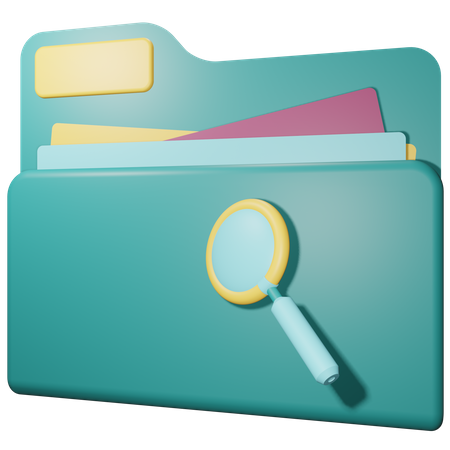 Search Folder  3D Icon