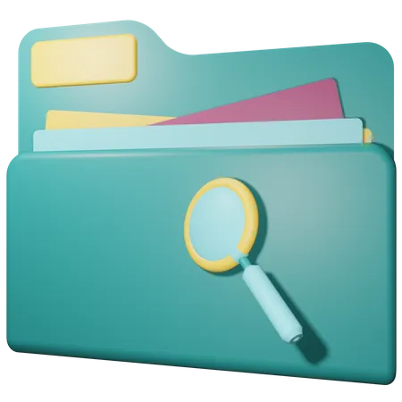 Search Folder  3D Icon