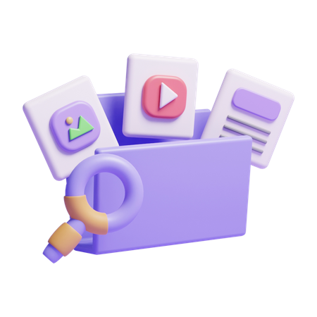 Search Folder  3D Icon