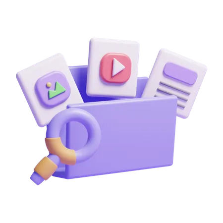 Search Folder  3D Icon