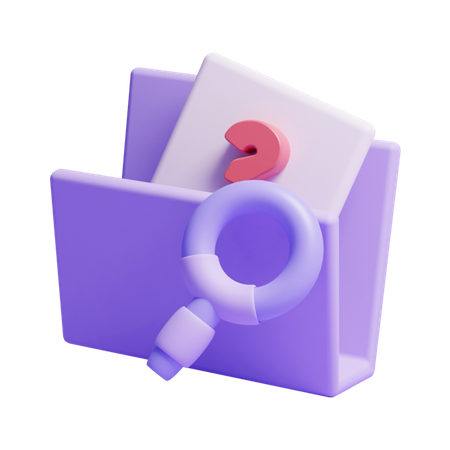 Search Folder  3D Icon