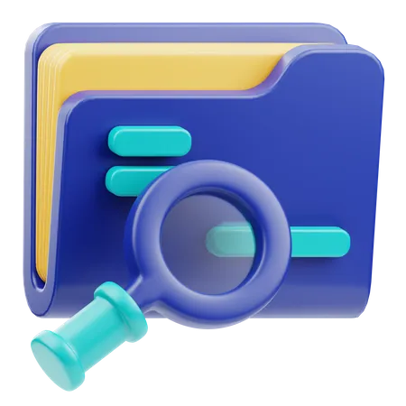 Search Folder  3D Icon