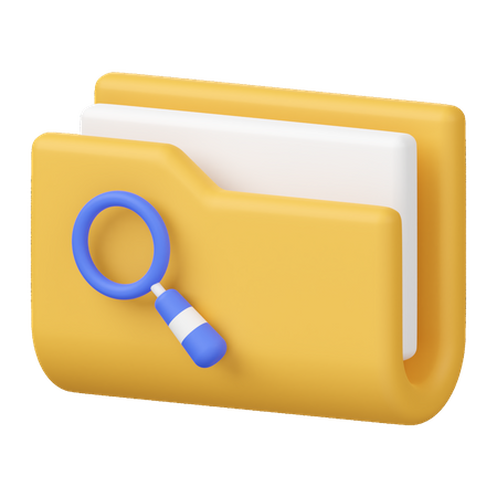 Search Folder  3D Icon