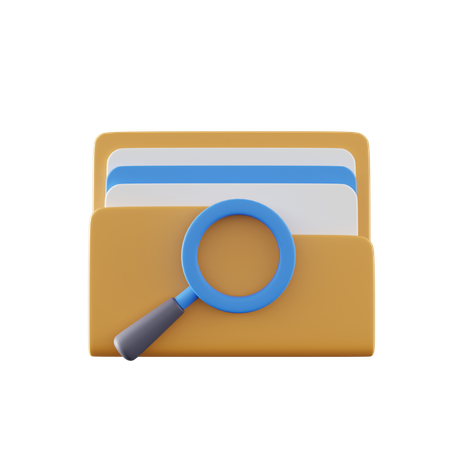 Search Folder  3D Icon