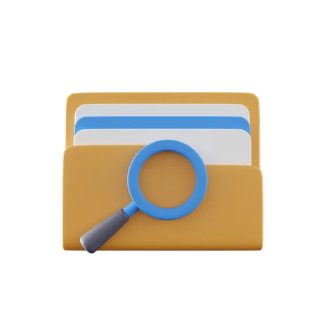 Search Folder  3D Icon