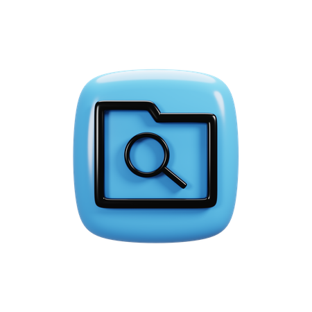 Search Folder  3D Icon