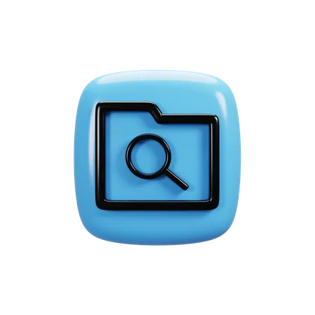 Search Folder  3D Icon