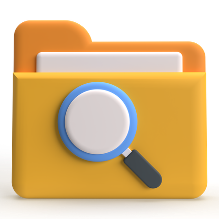 Search Folder  3D Icon