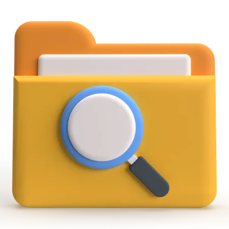 Search Folder  3D Icon