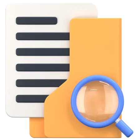 Search Folder  3D Icon