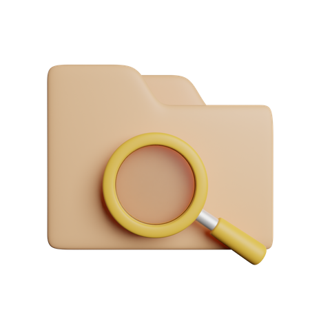 Search Folder  3D Icon