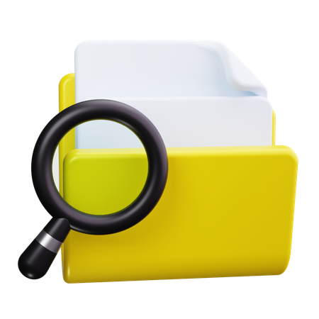 Search folder  3D Icon