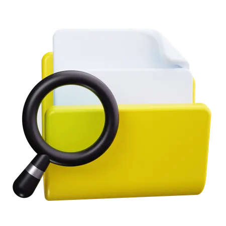 Search folder  3D Icon