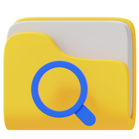 Search Folder  3D Icon