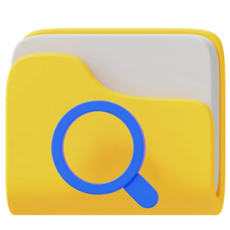 Search Folder  3D Icon