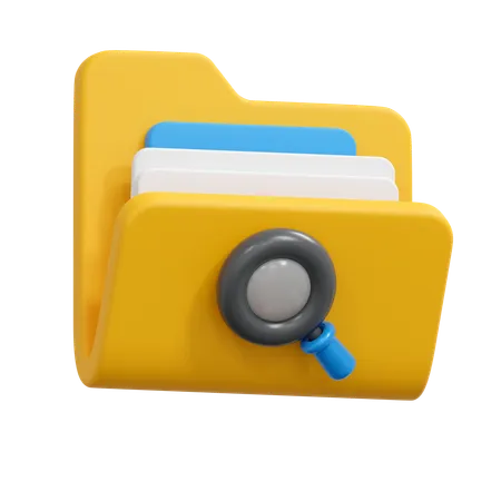 Search folder  3D Icon