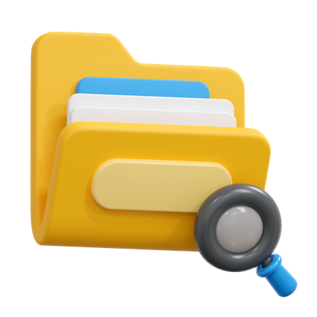 Search folder  3D Icon