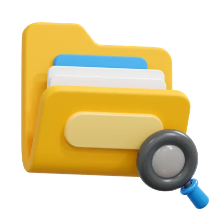 Search folder  3D Icon