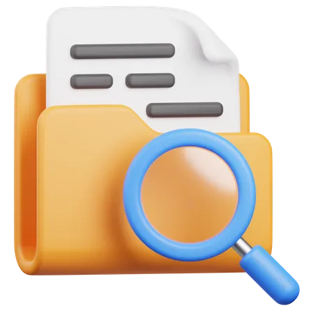 Search Folder  3D Icon