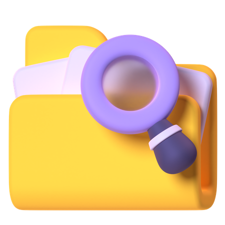 Search Folder  3D Icon