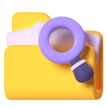 Search Folder  3D Icon