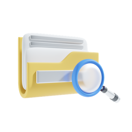 Search folder  3D Icon