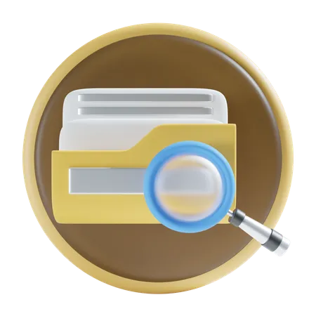 Search folder  3D Icon