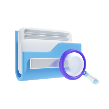 Search folder  3D Icon