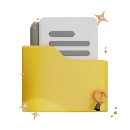 Search Folder  3D Icon