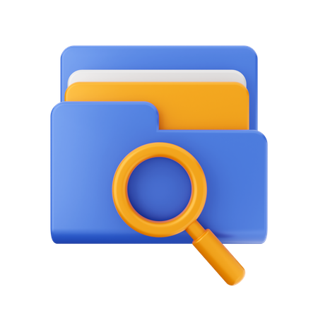 Search Folder  3D Icon