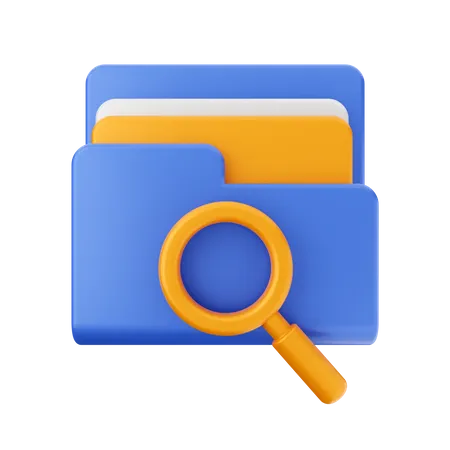 Search Folder  3D Icon