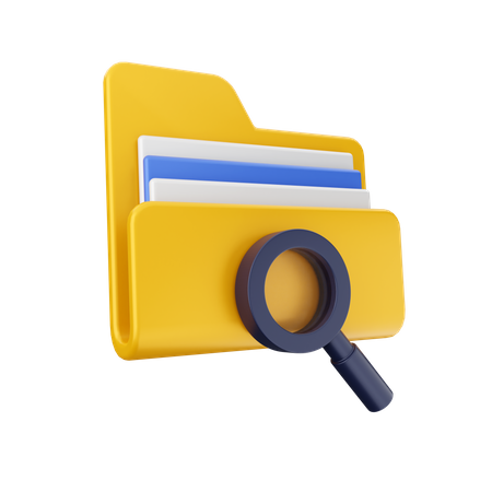 Search Folder  3D Icon