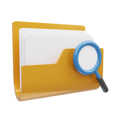 Search Folder  3D Icon