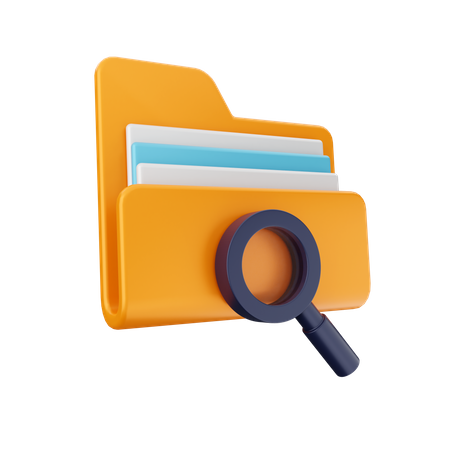 Search Folder  3D Icon