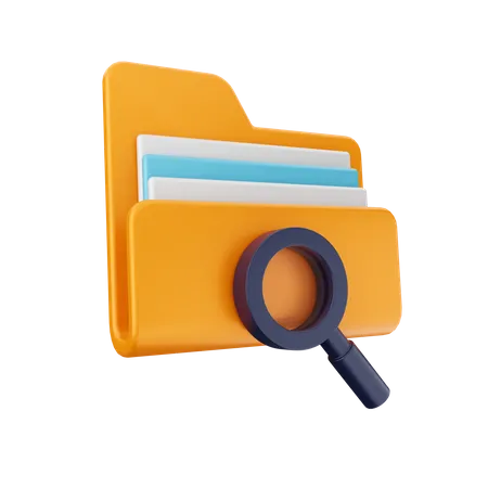 Search Folder  3D Icon