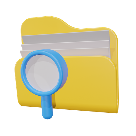 Search Folder  3D Icon