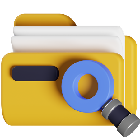 Search Folder  3D Icon