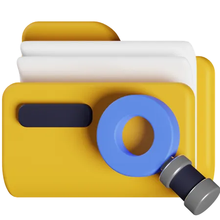 Search Folder  3D Icon