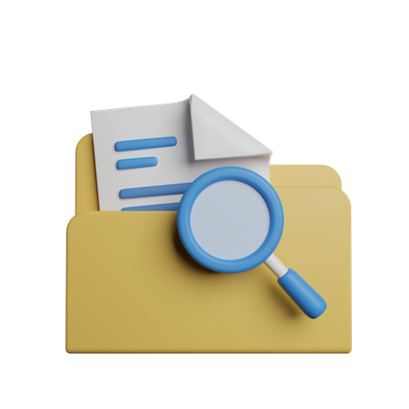 Search Folder  3D Icon