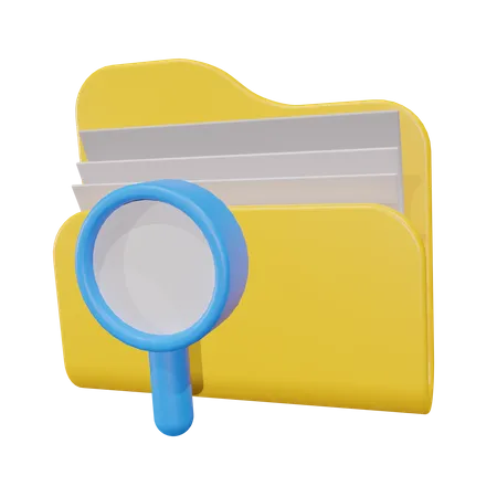 Search Folder  3D Icon